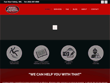 Tablet Screenshot of faststartsafety.com